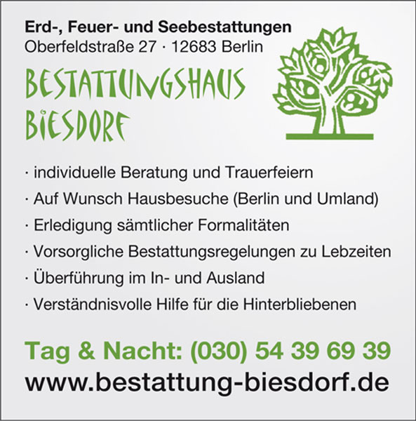 Bestattungshaus Biesdorf