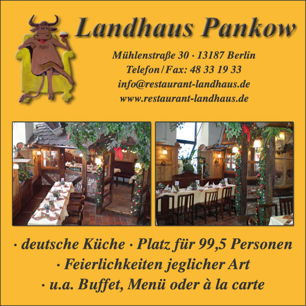 Landhaus Pankow – Trauerfeiern für bis zu 99,5 Personen