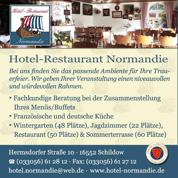 Hotel Normandie bietet passendes Ambiete für Trauerfeier im niveauvollen undwürdevollen Rahmen